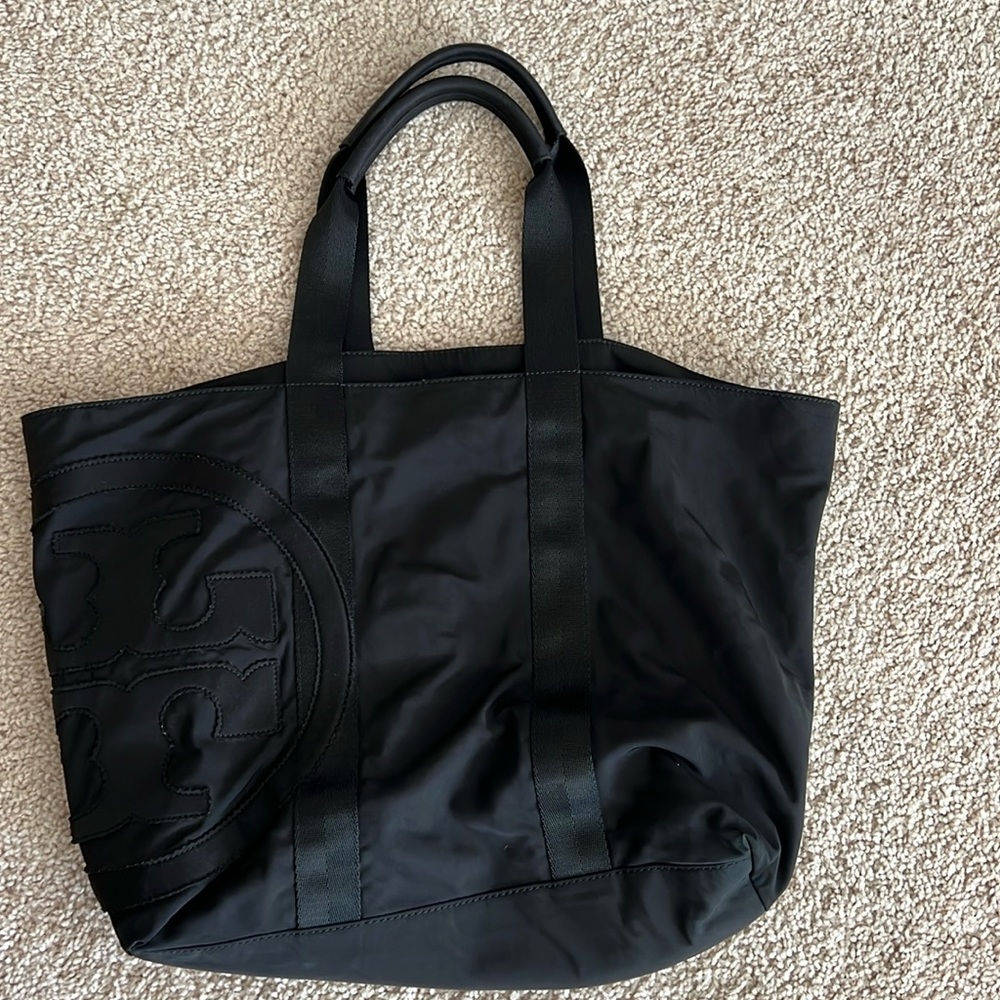 Tory Burch Nylon Tote weekender bag with zipper